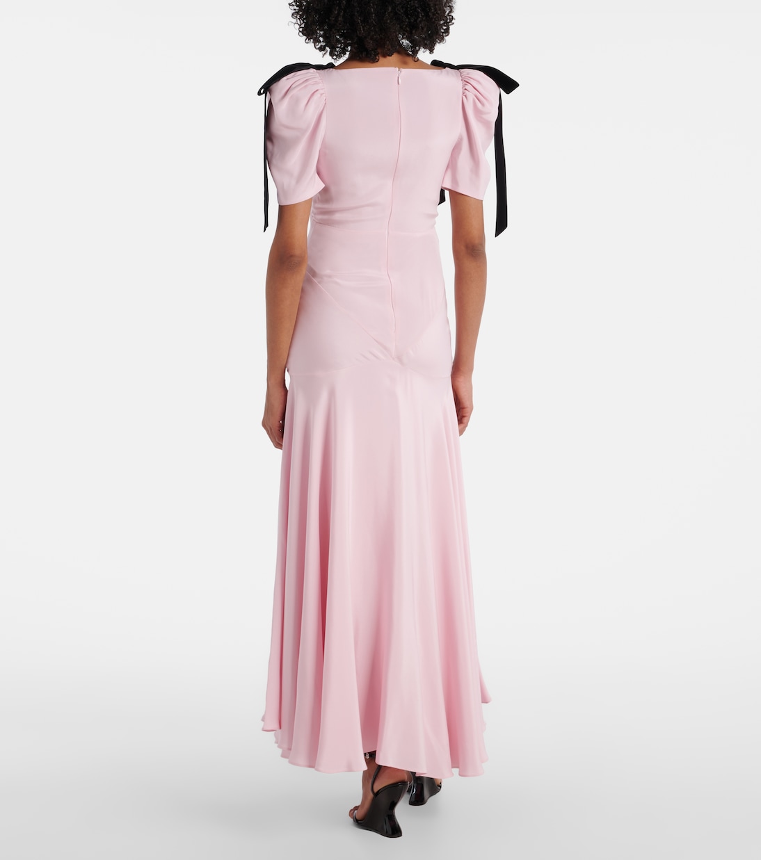 Robe longue en crêpe de soie | Rodarte