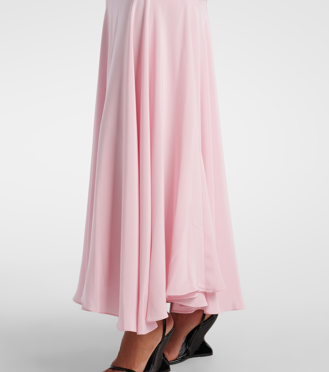 Robe longue en crêpe de soie | Rodarte