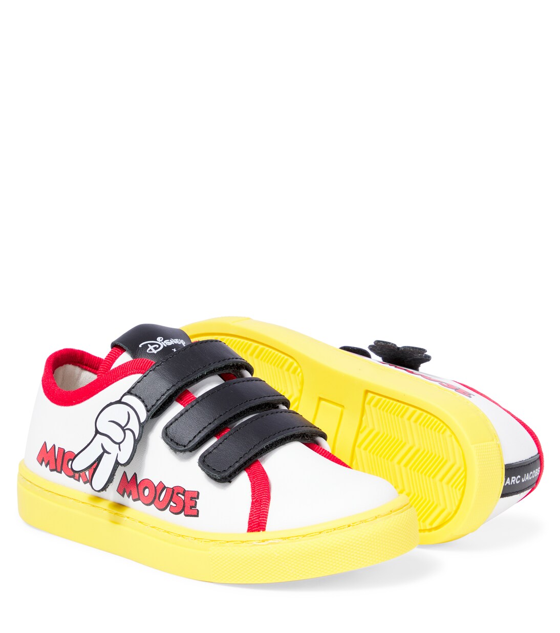 X Disney® Bedruckte Sneakers aus Leder | Marc Jacobs Kids