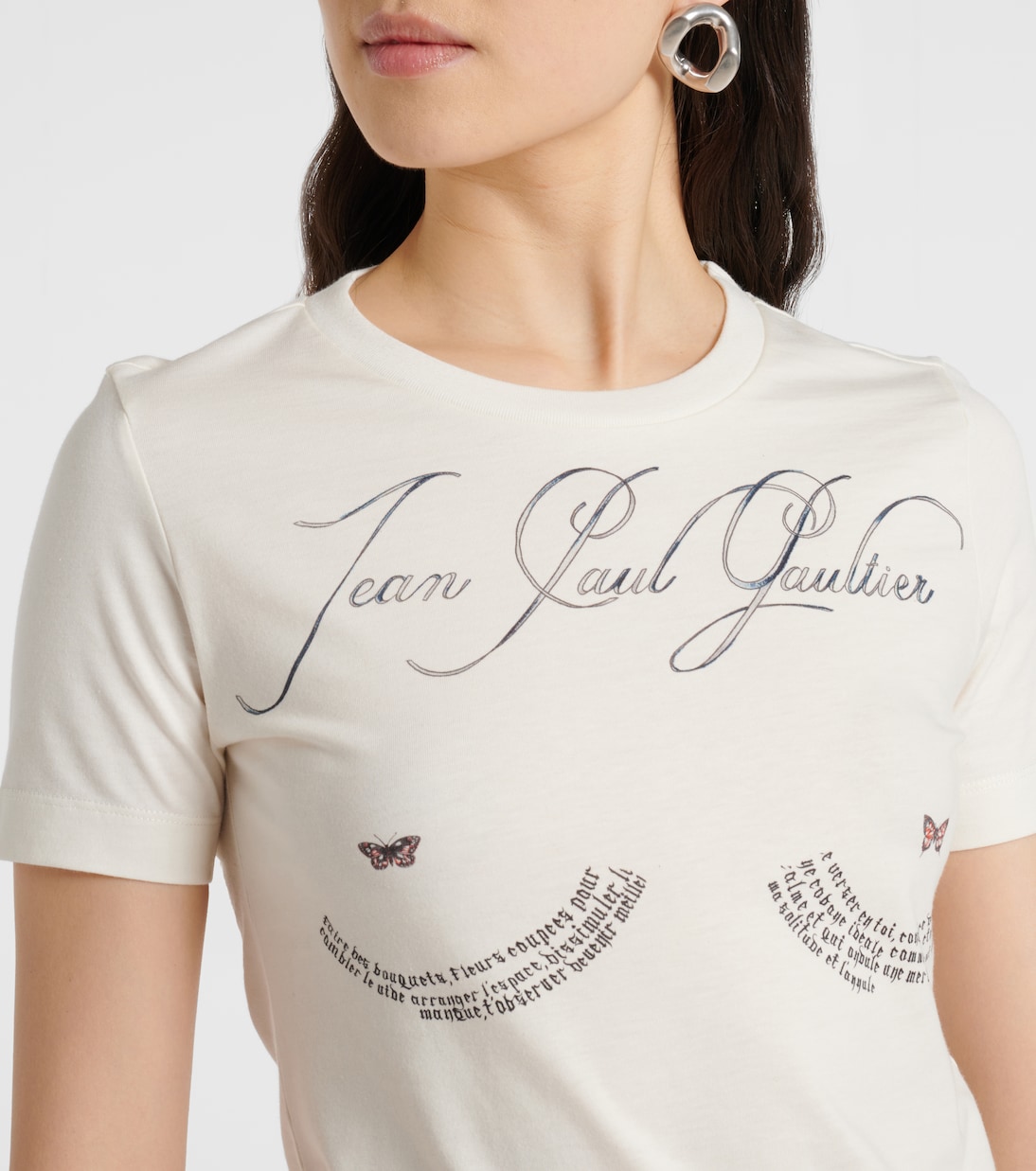 Bedrucktes T-Shirt aus Baumwoll-Jersey | Jean Paul Gaultier