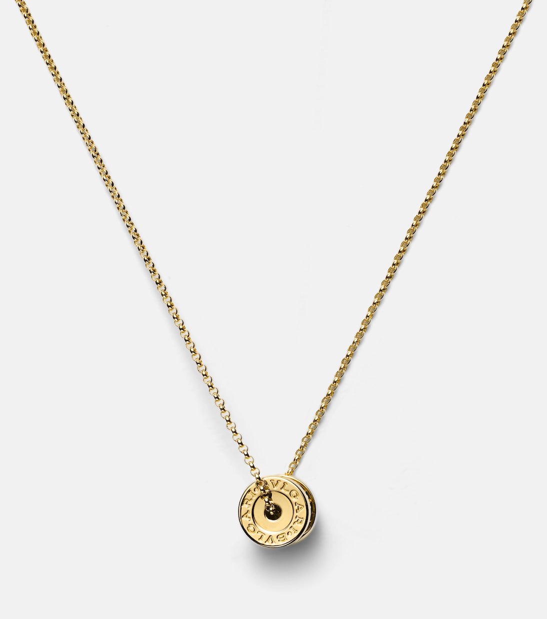 B.zero1 18kt gold pendant necklace with diamonds | Bvlgari