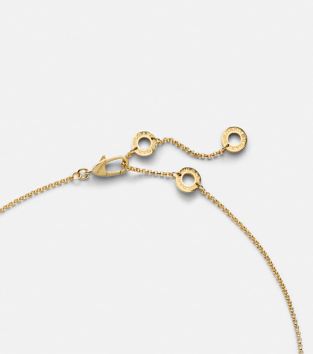 B.zero1 18kt gold pendant necklace with diamonds | Bvlgari