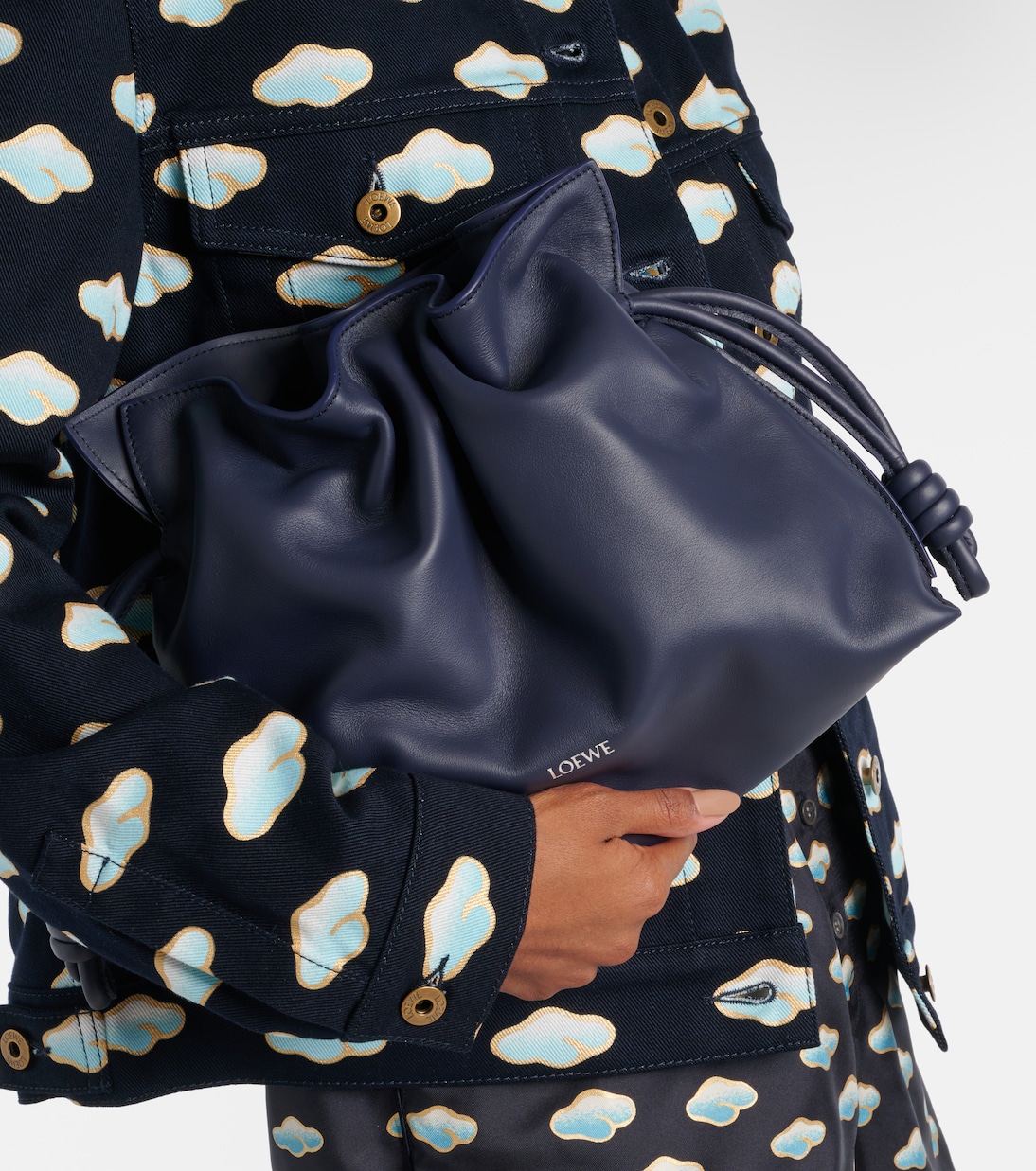 Clutch Flamenco Medium aus Leder | Loewe