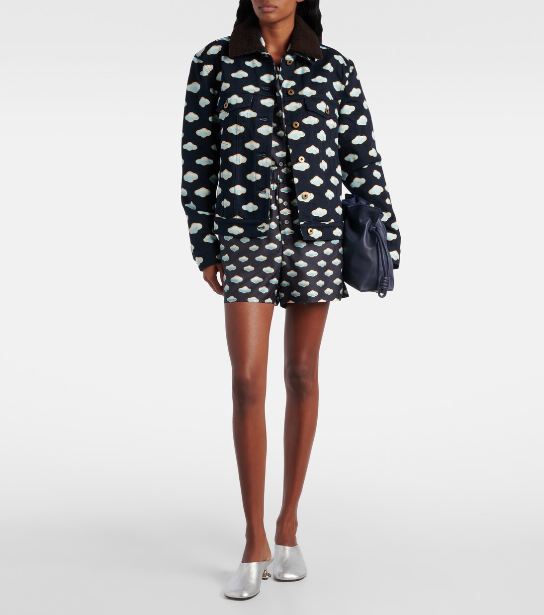 Clutch Flamenco Medium aus Leder | Loewe