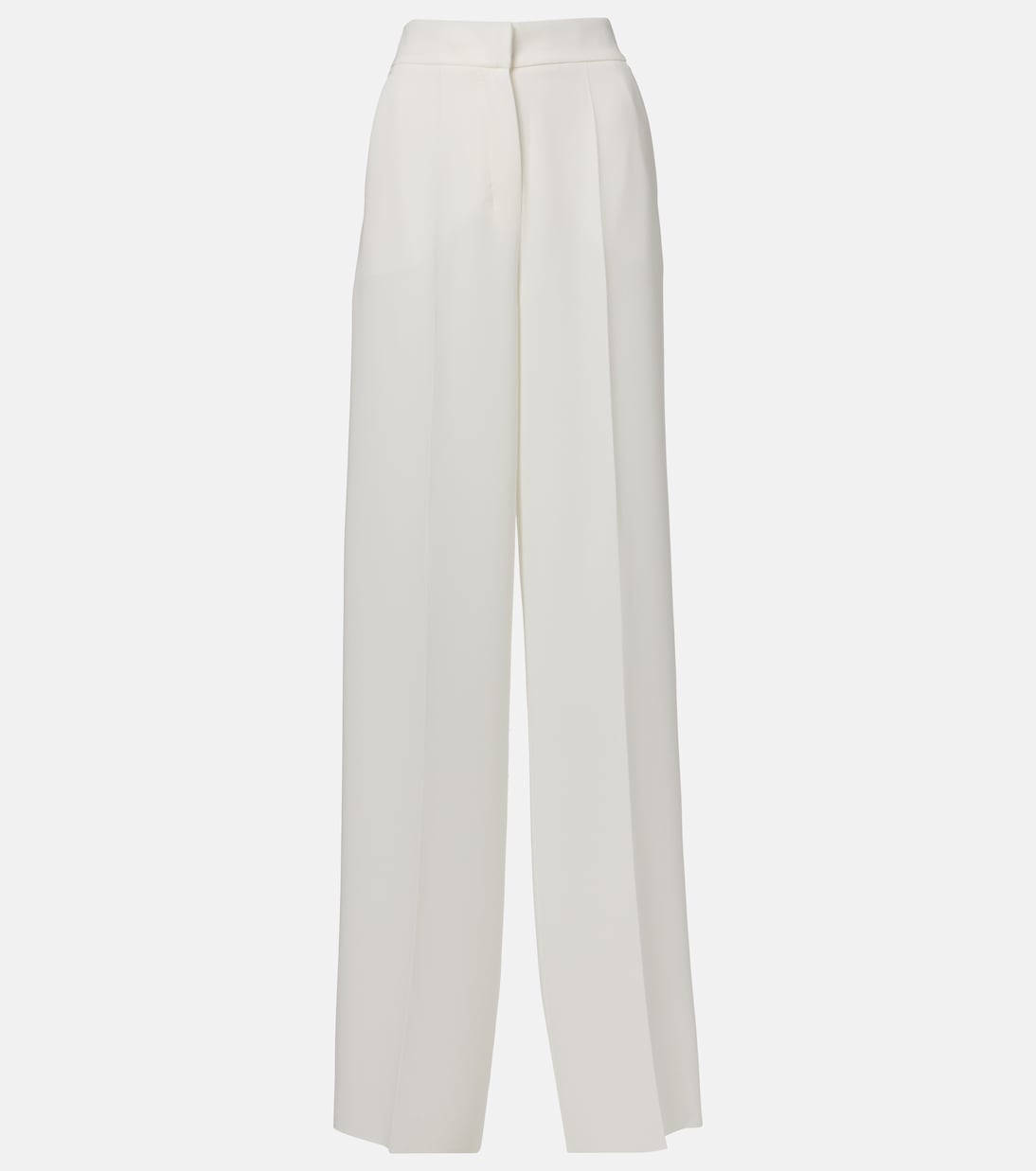 Pantalones anchos Abetone de cady de tiro alto | Max Mara