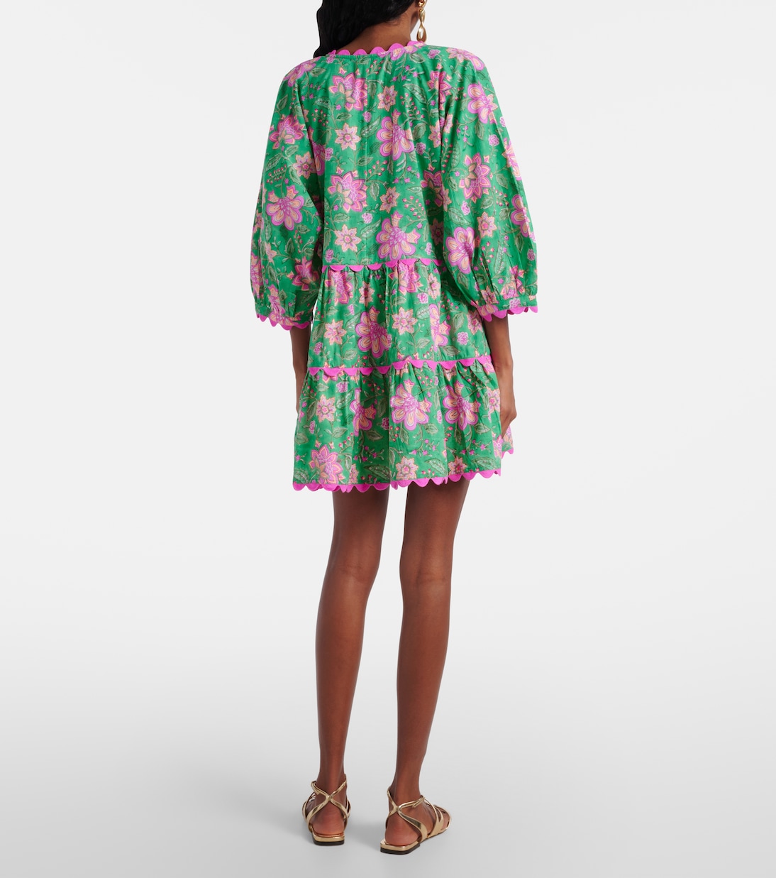 Robe en coton à fleurs | Juliet Dunn