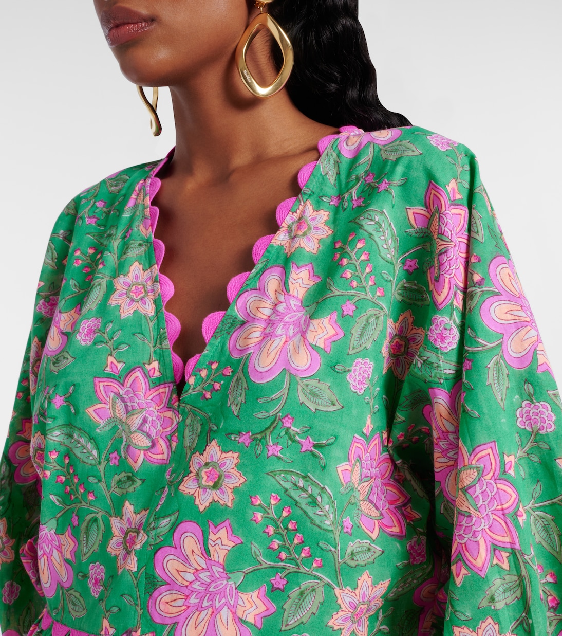 Robe en coton à fleurs | Juliet Dunn