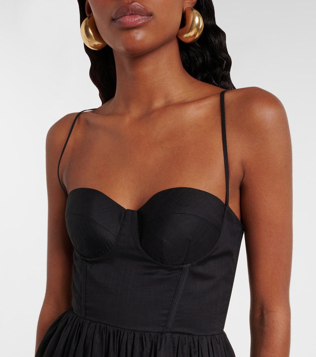 Vestido corsé Rhiannon fruncido | Zimmermann