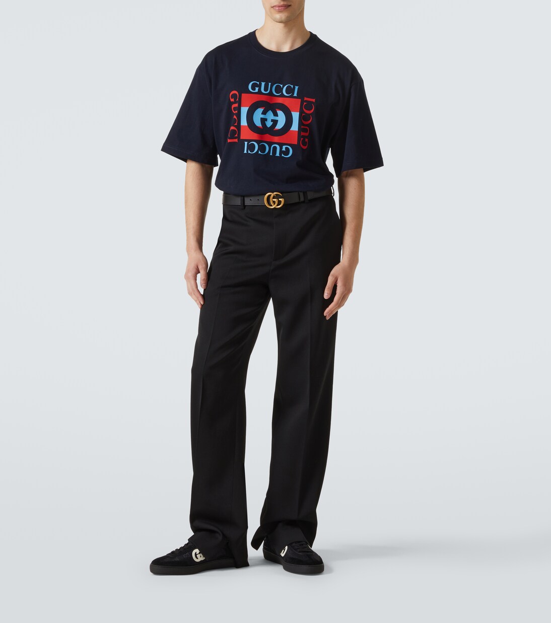 G75 suede and canvas sneakers | Gucci