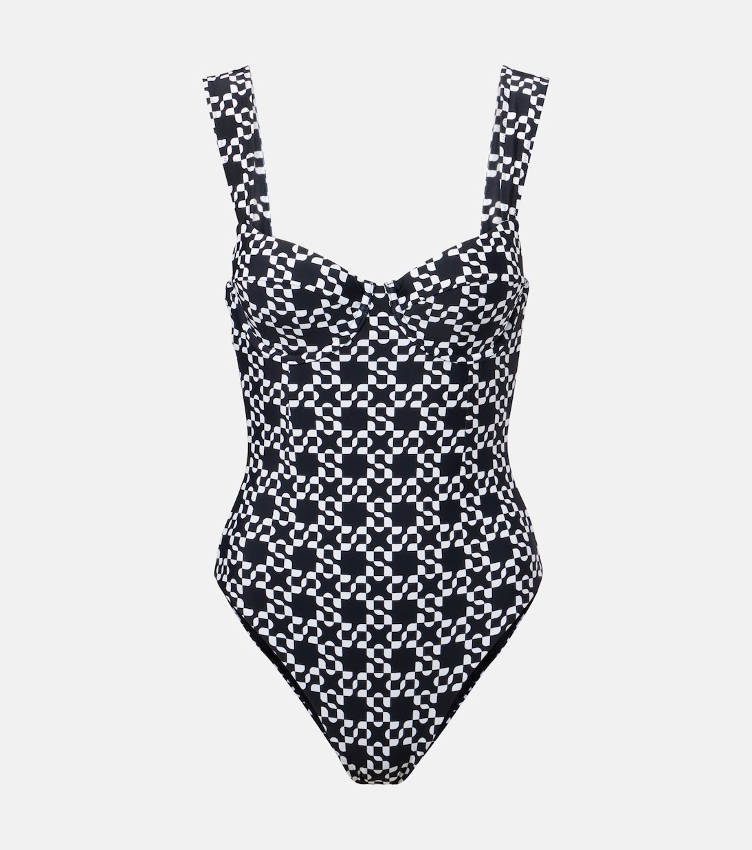 Lexi printed bustier swimsuit | Simkhai