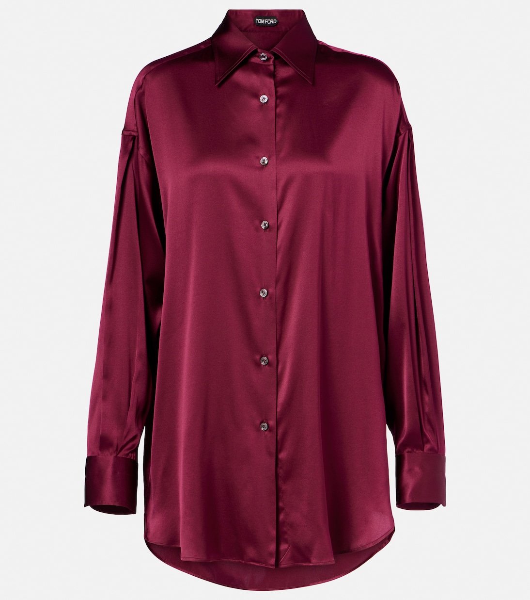 Silk-blend satin shirt | Tom Ford