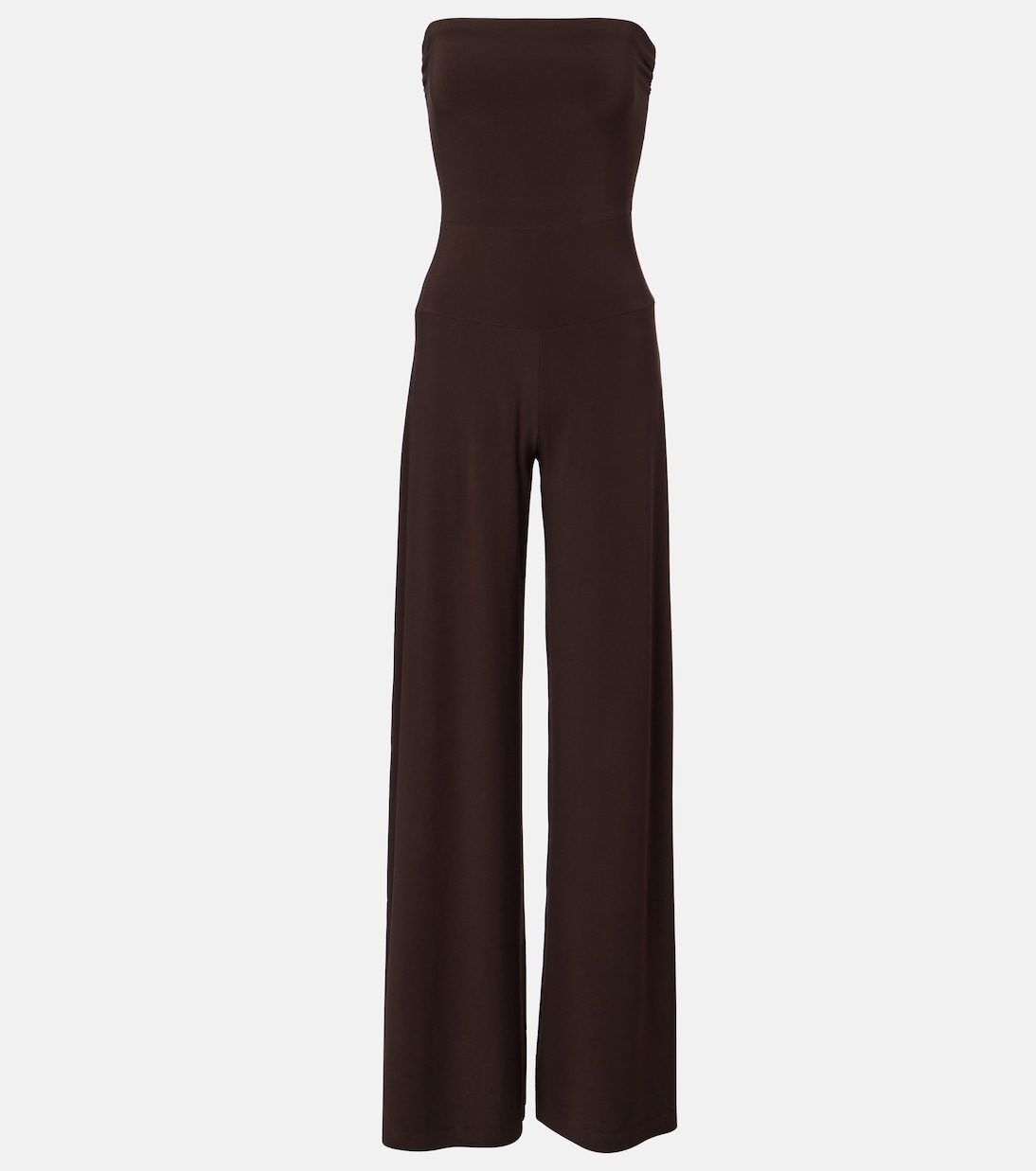Strapless jersey jumpsuit | Norma Kamali