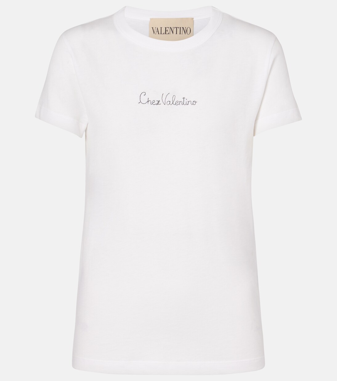 Camiseta Chez Valentino de jersey de algodón | Valentino