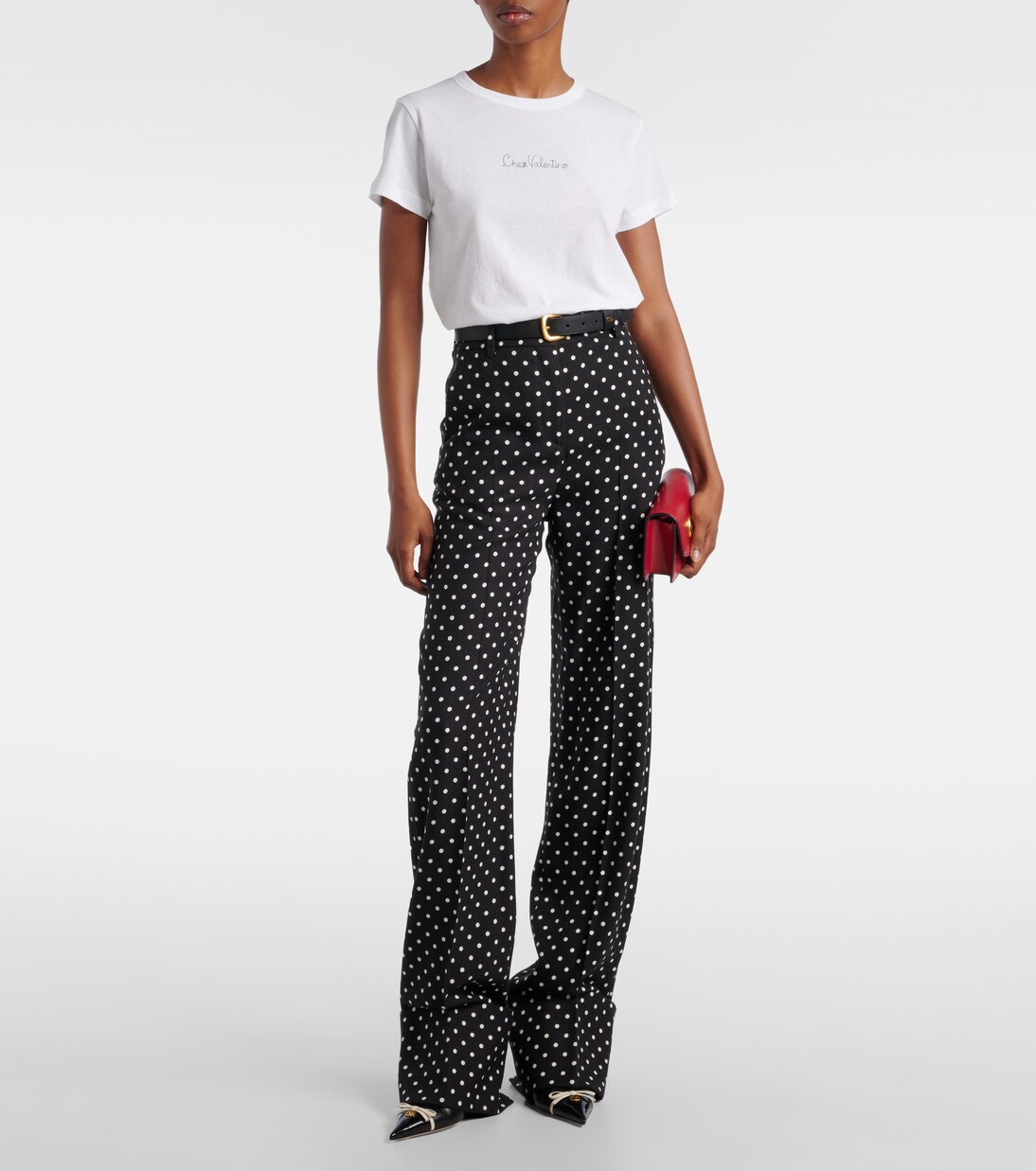 Camiseta Chez Valentino de jersey de algodón | Valentino