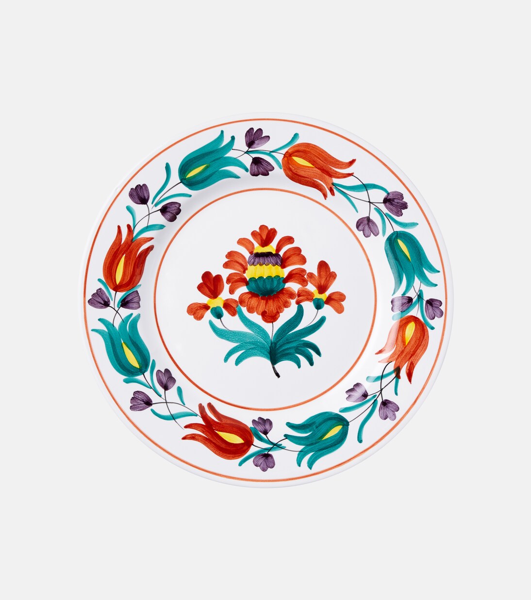 Lia floral ceramic dinner plate | Cabana