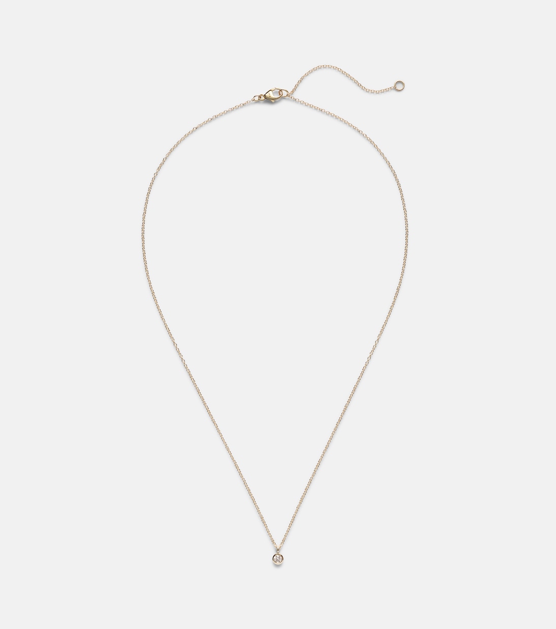 Essential 14kt gold choker with diamonds | Stone and Strand