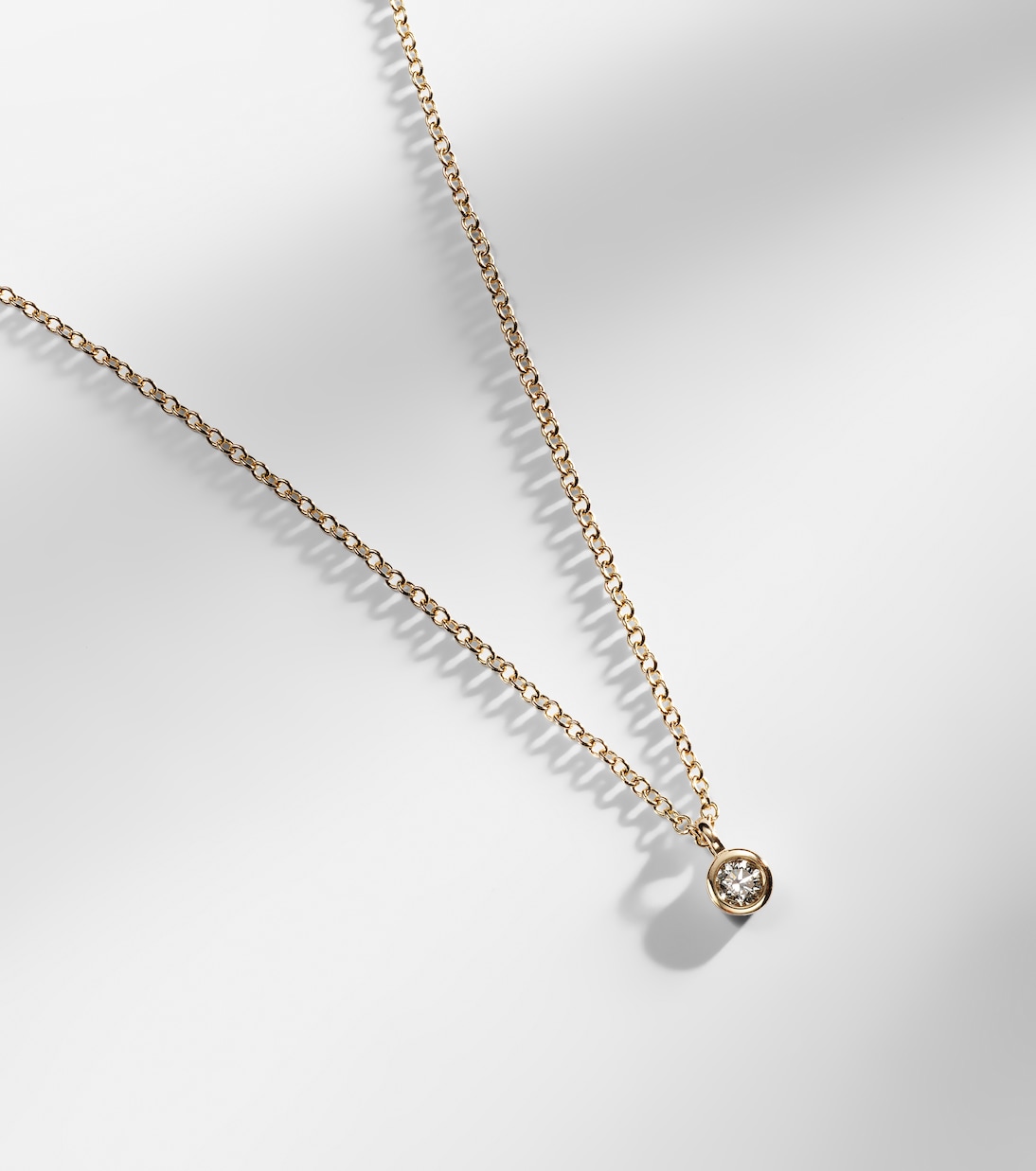 Essential 14kt gold choker with diamonds | Stone and Strand