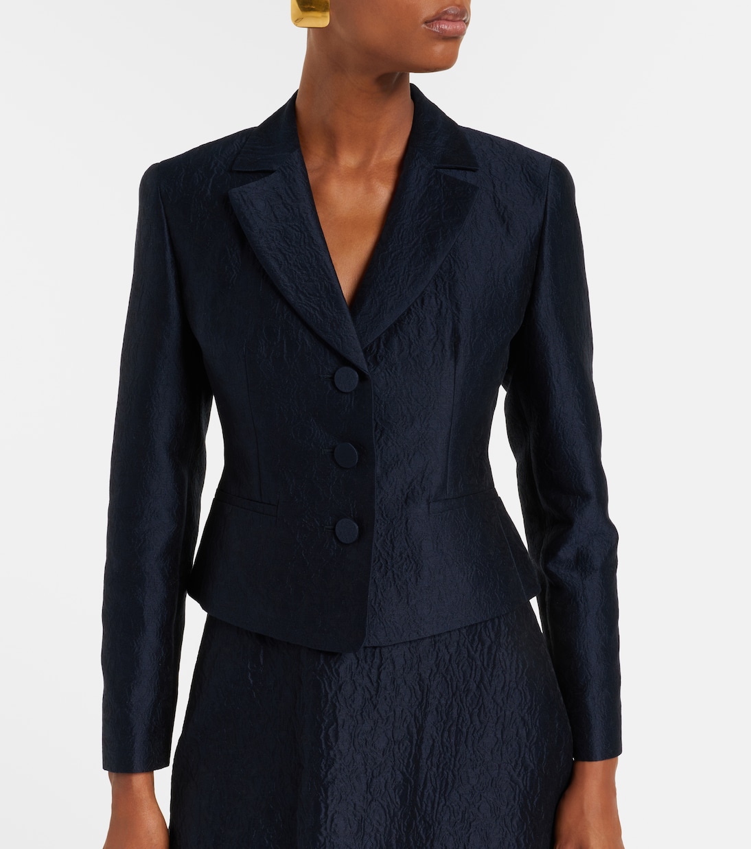 Blazer Piera aus einem Baumwollgemisch | Max Mara