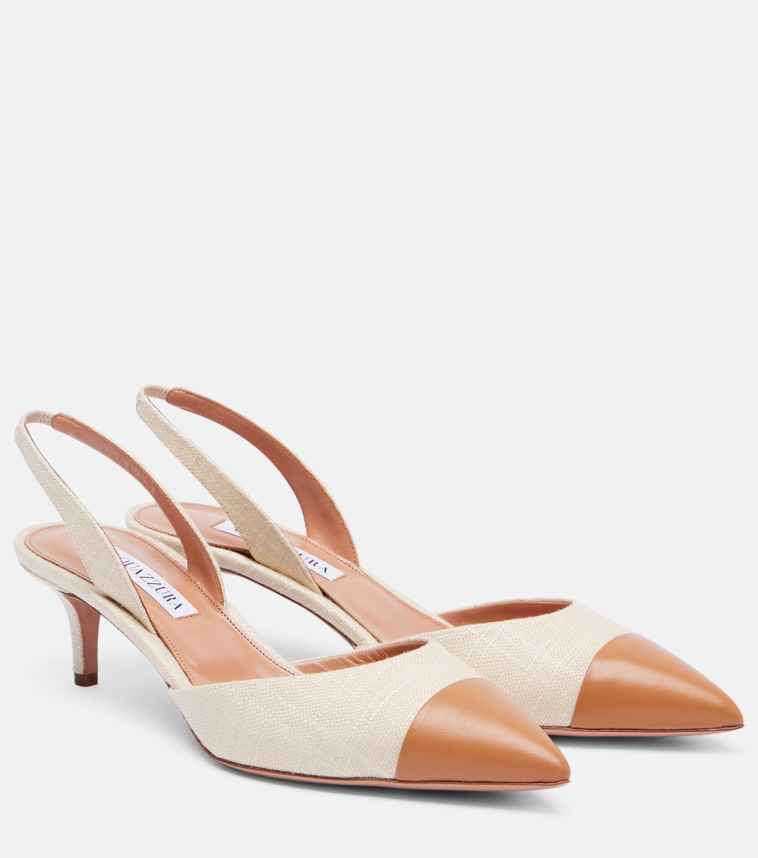 Slingback-Pumps Milanese 50 mit Leder | Aquazzura