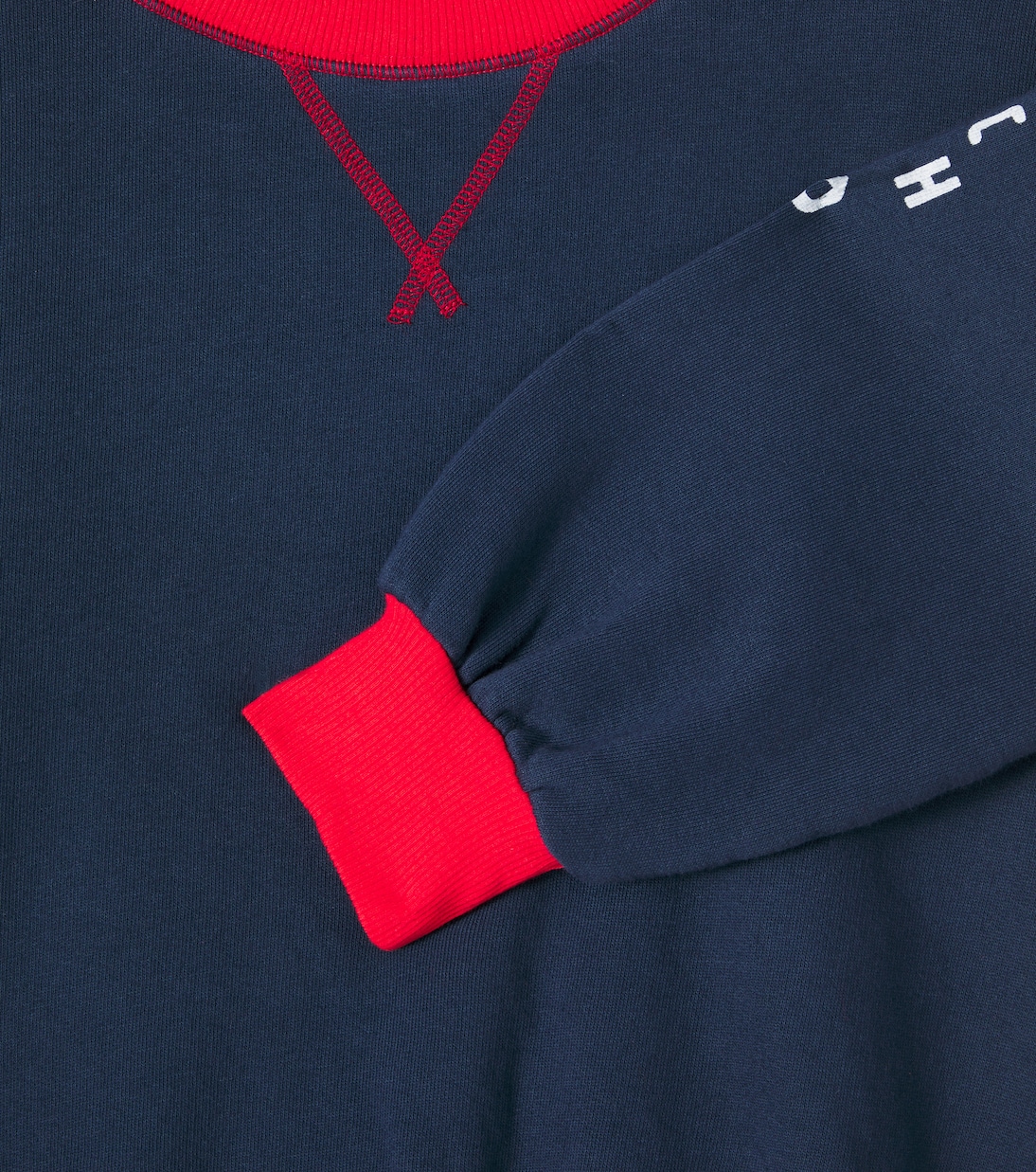 Logo colorblocked cotton sweatshirt | Bobo Choses