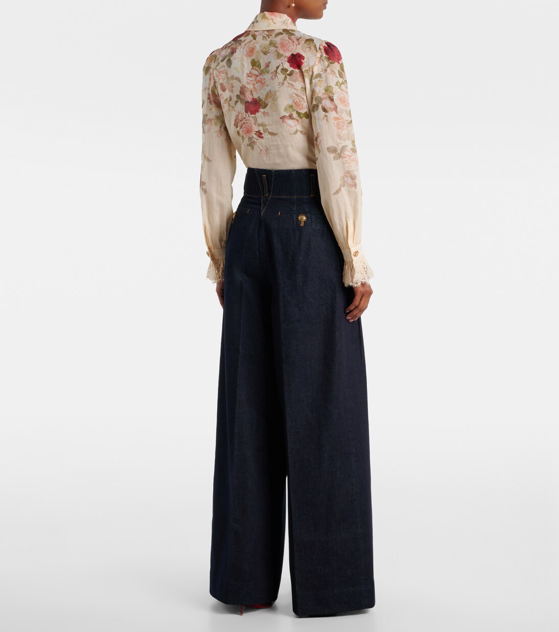 Hypnotic high-rise wide-leg jeans | Zimmermann