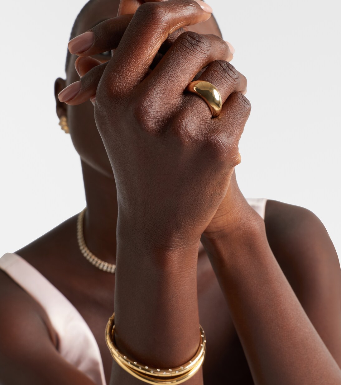 Celeste Wave 18kt gold ring  | Anita Ko