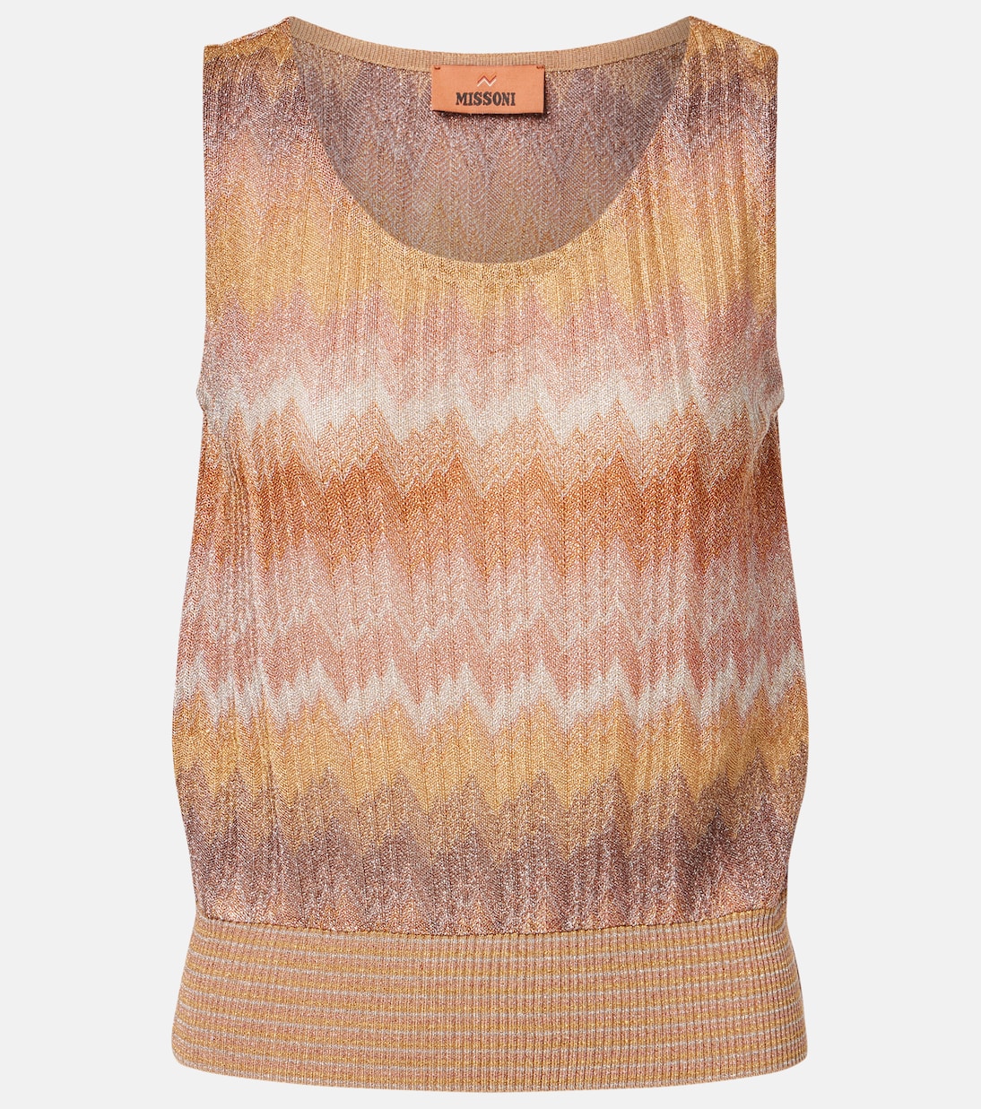 Zigzag lamé top | Missoni