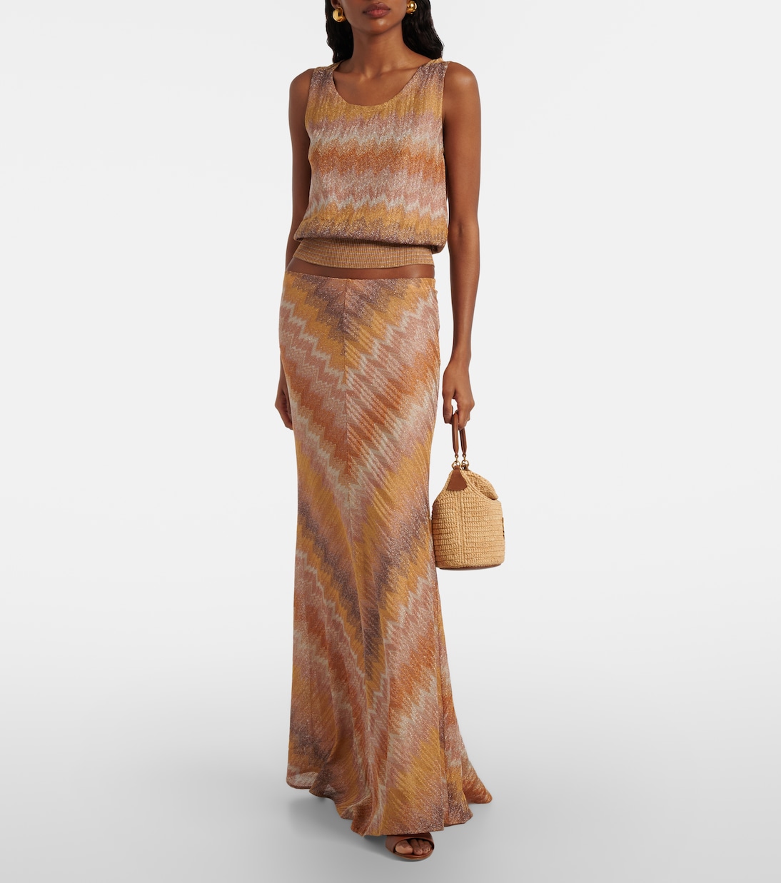 Zigzag lamé top | Missoni