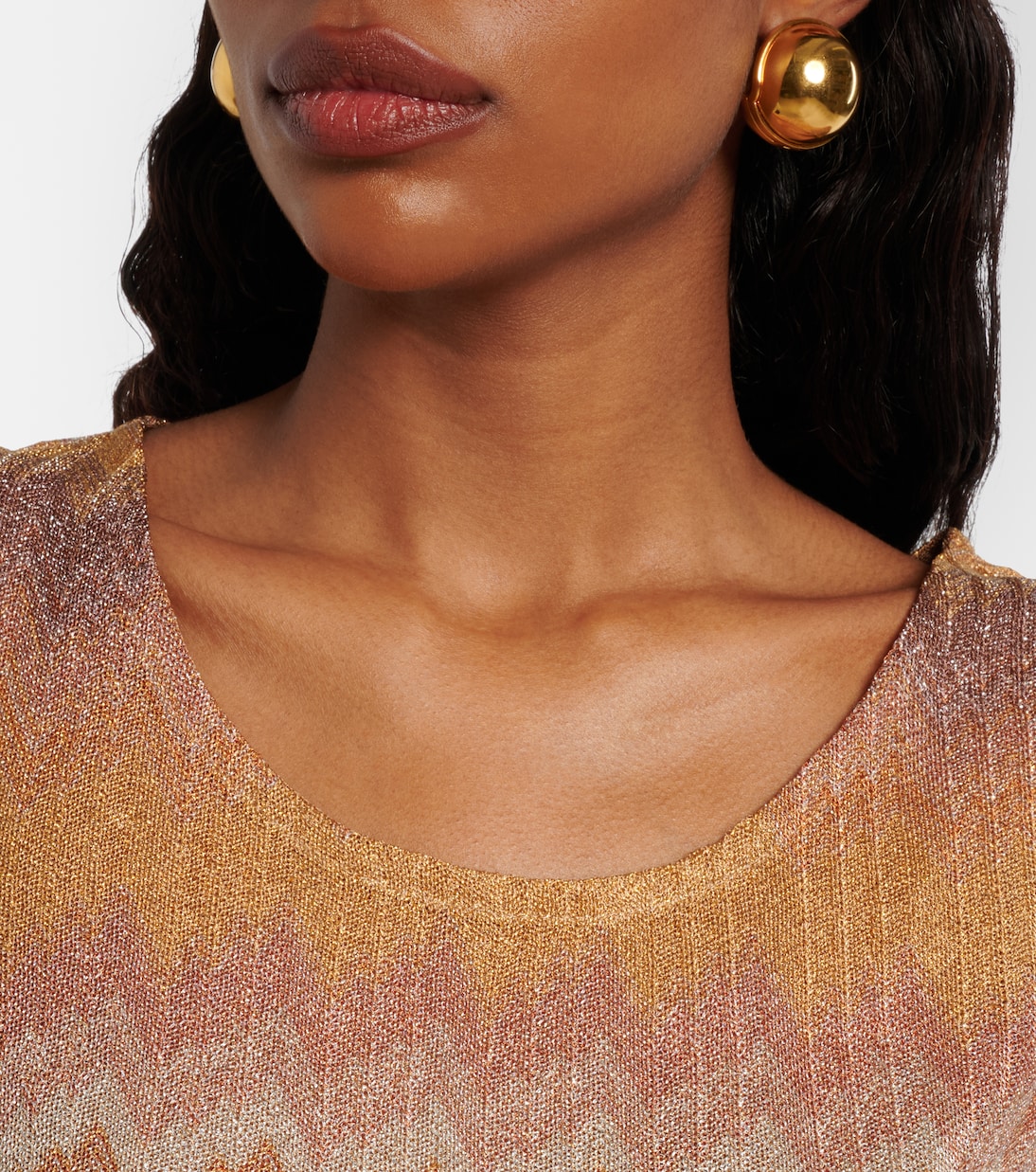 Zigzag lamé top | Missoni