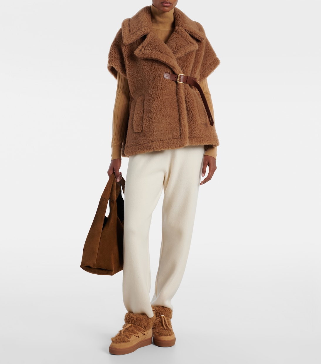 Schneestiefel Teddy Low mit Veloursleder | Inuikii