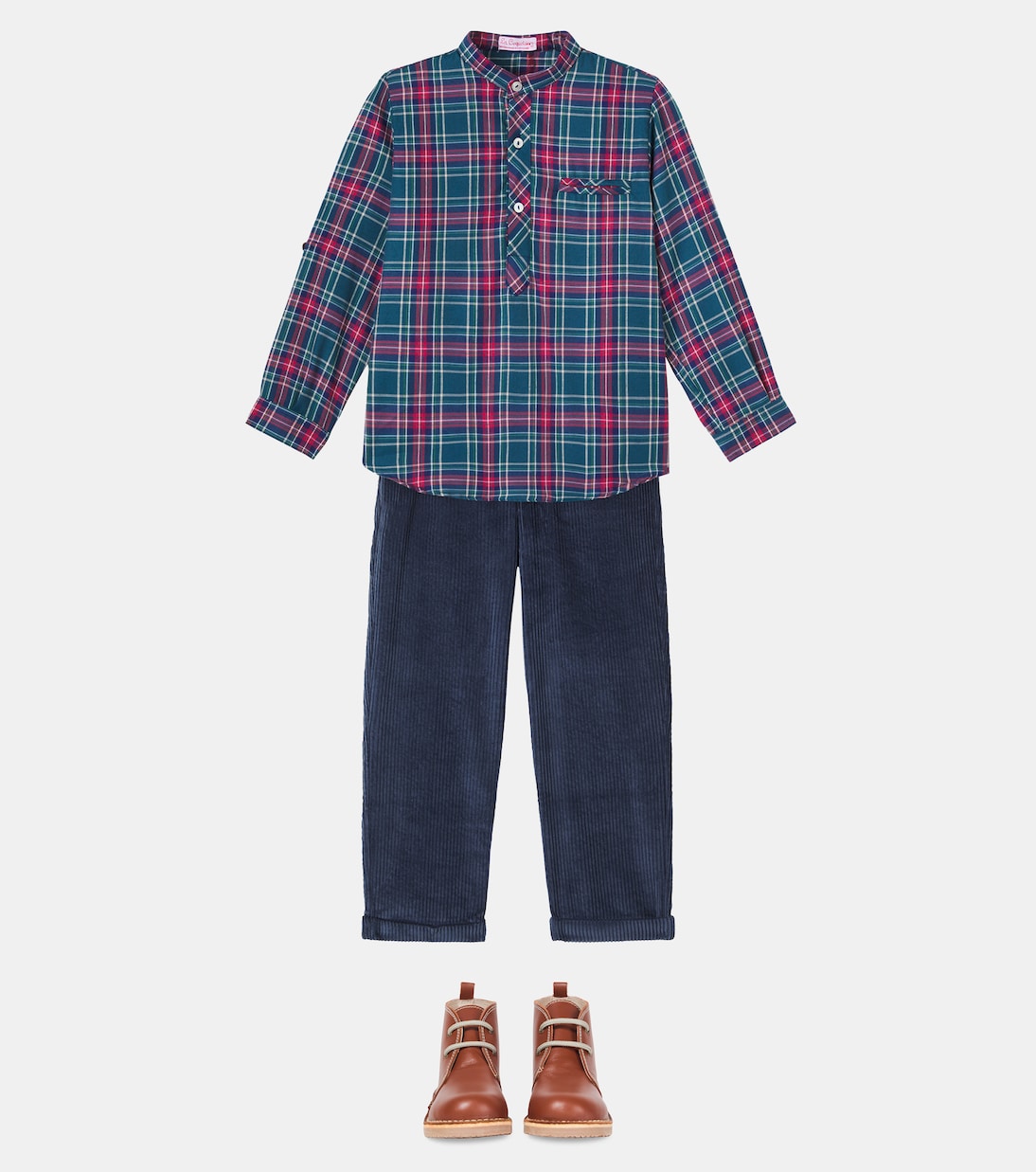 Mateo tartan cotton-blend shirt | La Coqueta