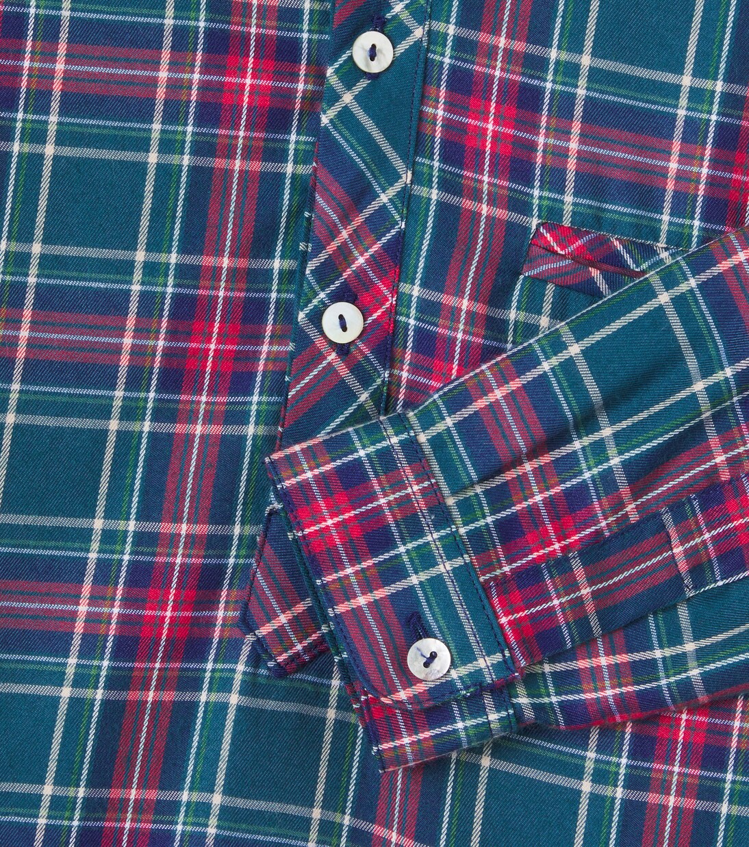 Mateo tartan cotton-blend shirt | La Coqueta