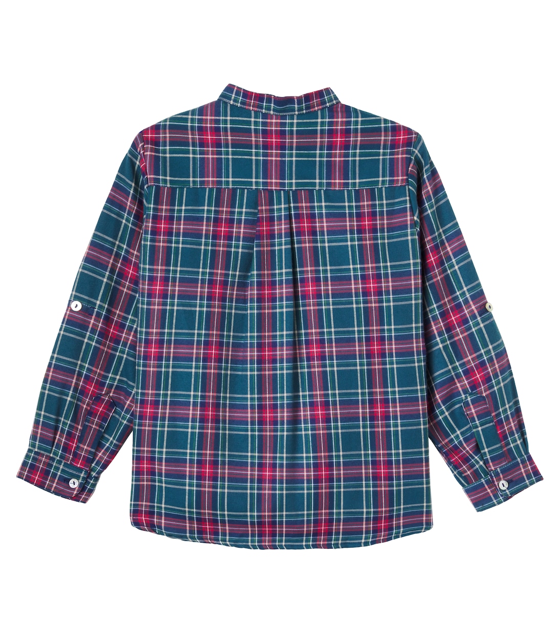 Mateo tartan cotton-blend shirt | La Coqueta