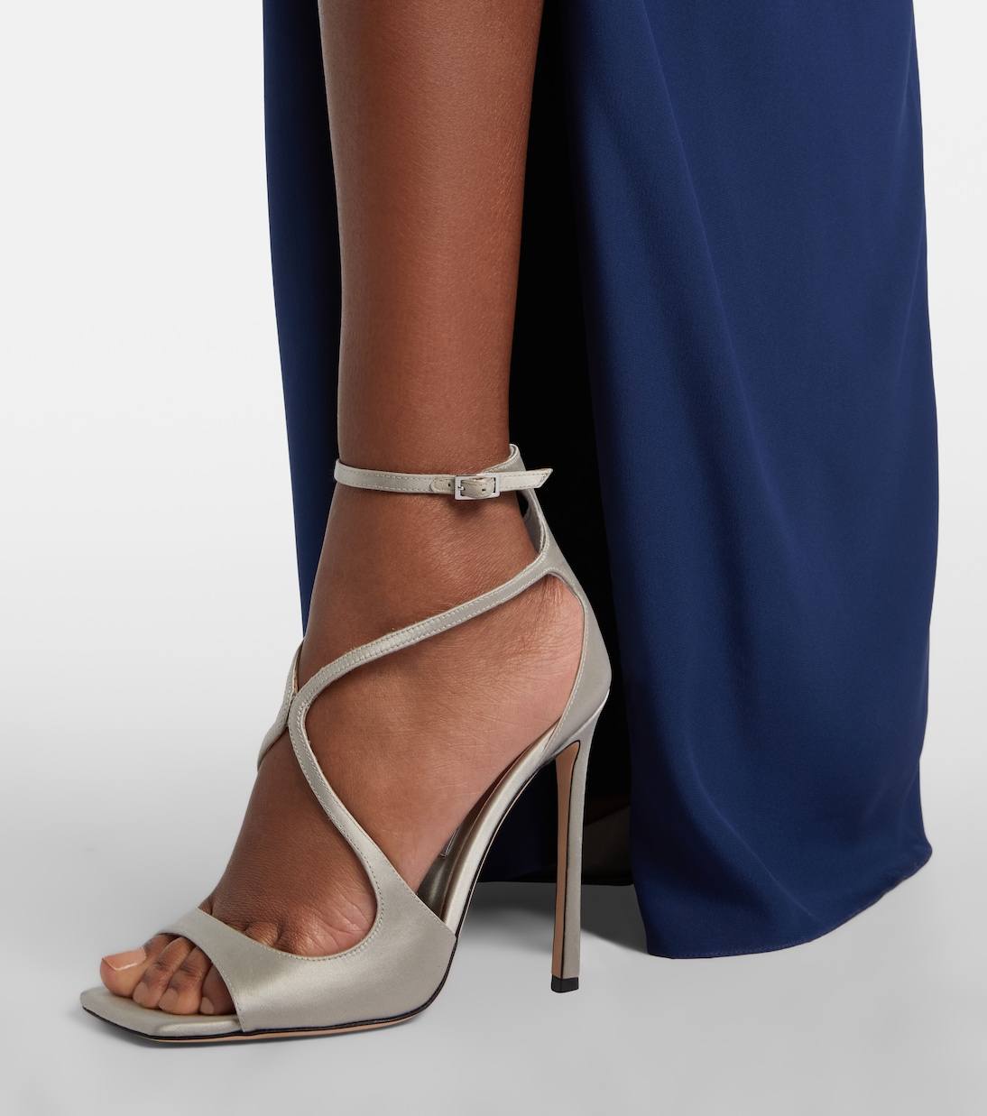 Sandalen Azia 110 aus Satin | Jimmy Choo