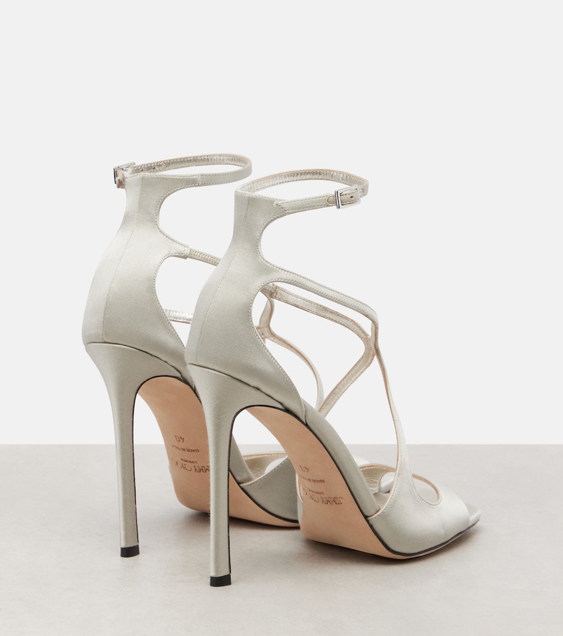 Sandalen Azia 110 aus Satin | Jimmy Choo
