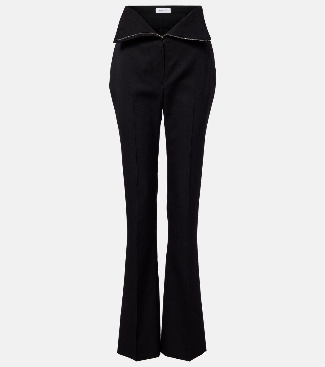 Wool bootcut pants | McQueen