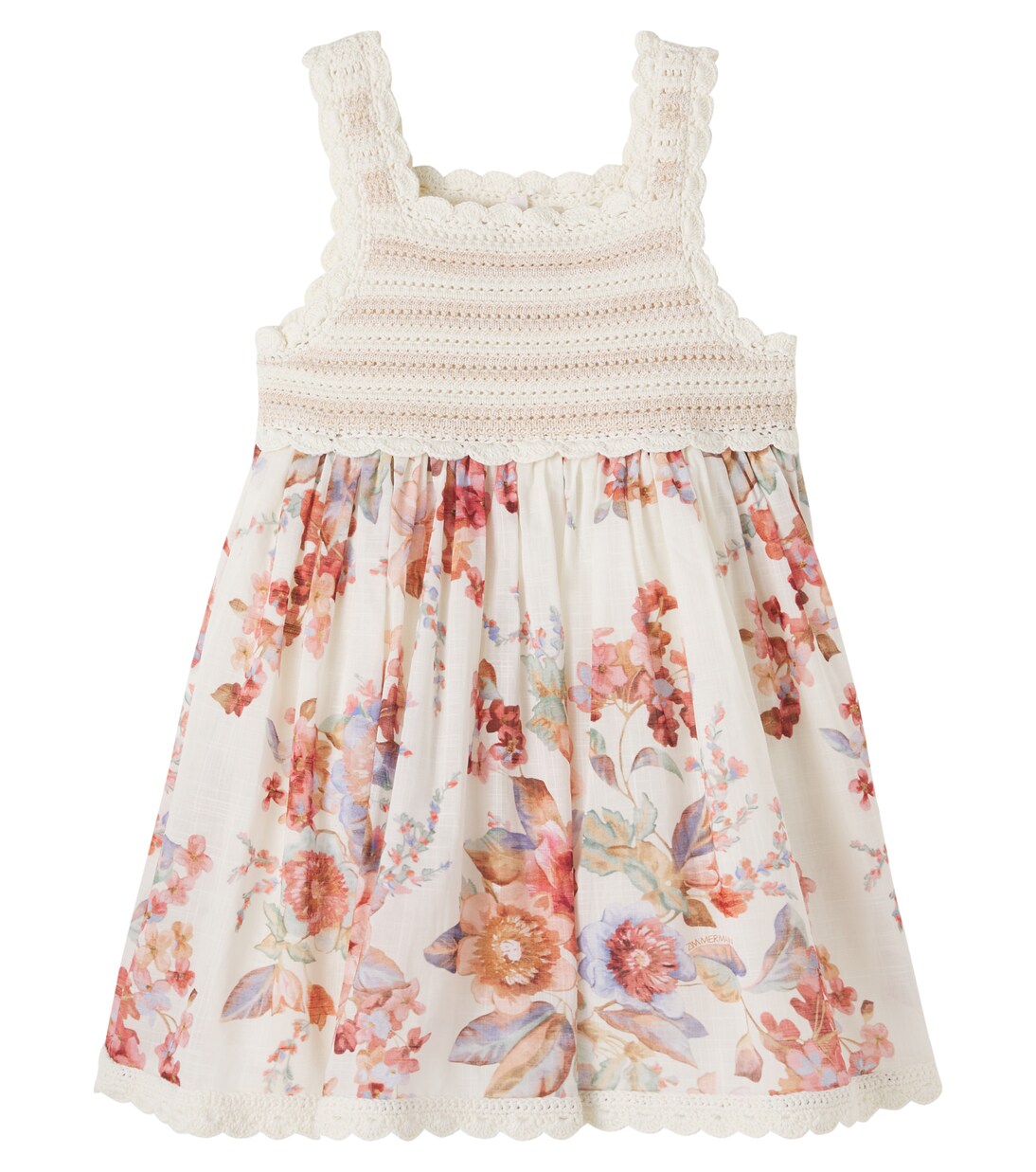 Awaken floral cotton dress | Zimmermann Kids