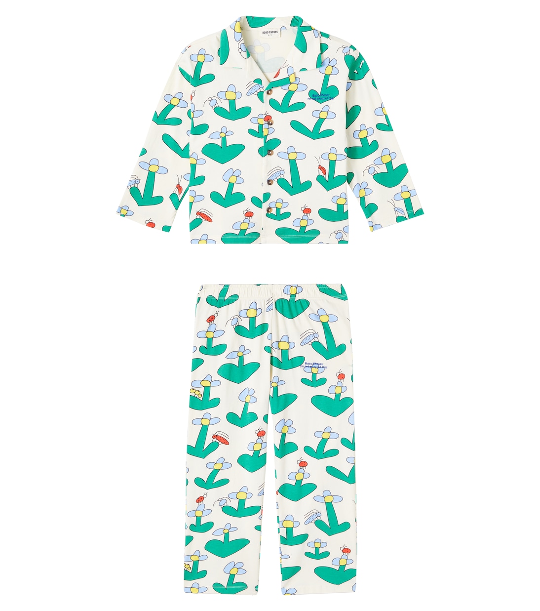Dancing Flower cotton pajamas | Bobo Choses