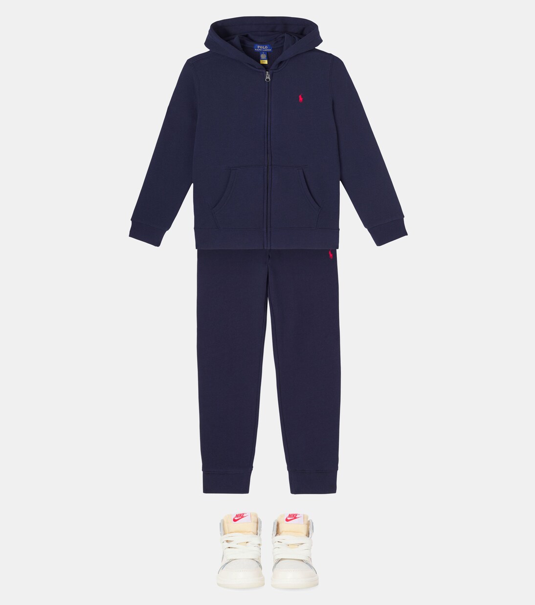 Cotton-blend fleece zip-up hoodie | Polo Ralph Lauren Kids
