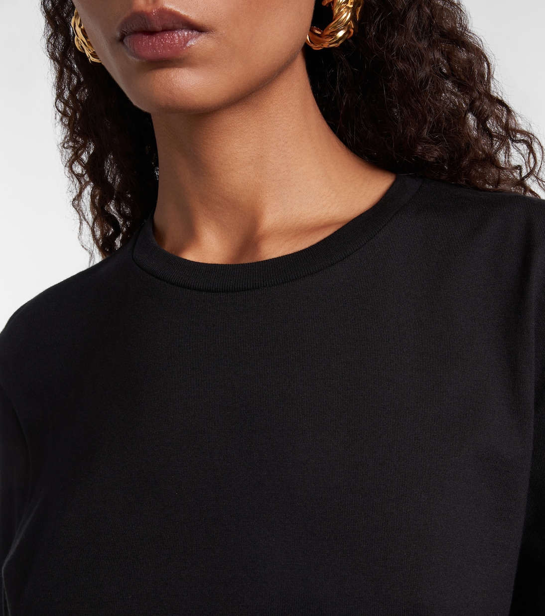 T-Shirt Crescent Moon aus Baumwolle | Saint Laurent