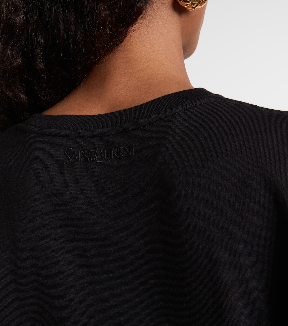 T-Shirt Crescent Moon aus Baumwolle | Saint Laurent