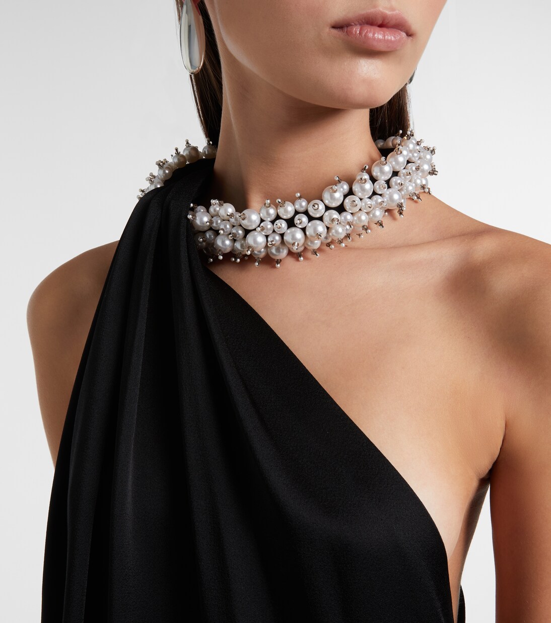 Embellished satin minidress | Stella McCartney