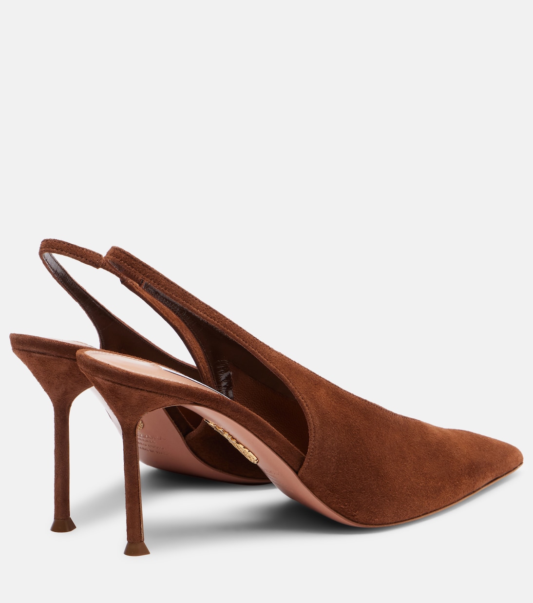 Voltaire 85 suede slingback pumps | Aquazzura