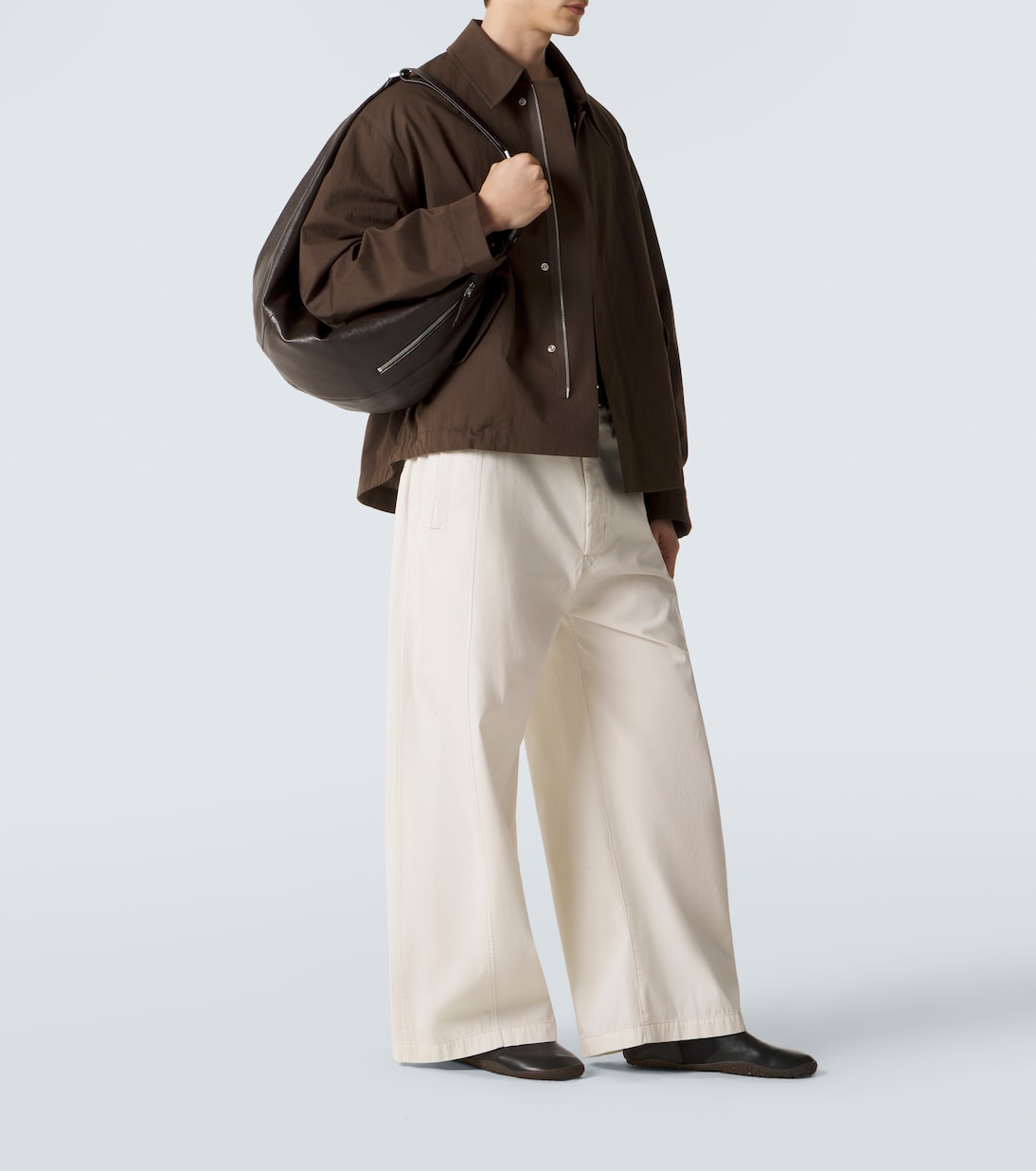 Quiver Clip leather shoulder bag | Lemaire