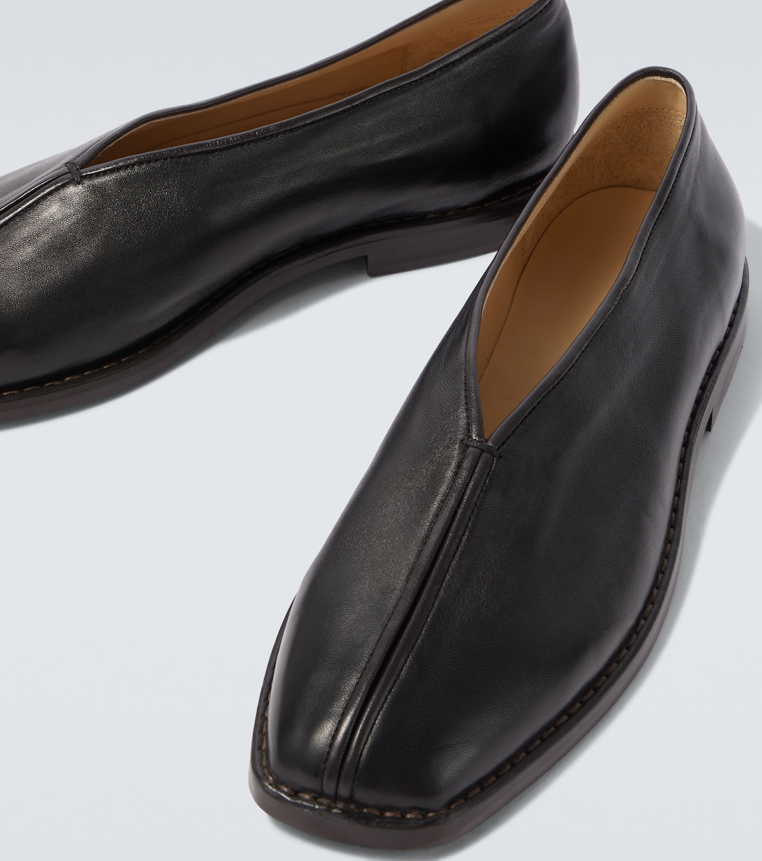 Leather slip-on shoes | Lemaire