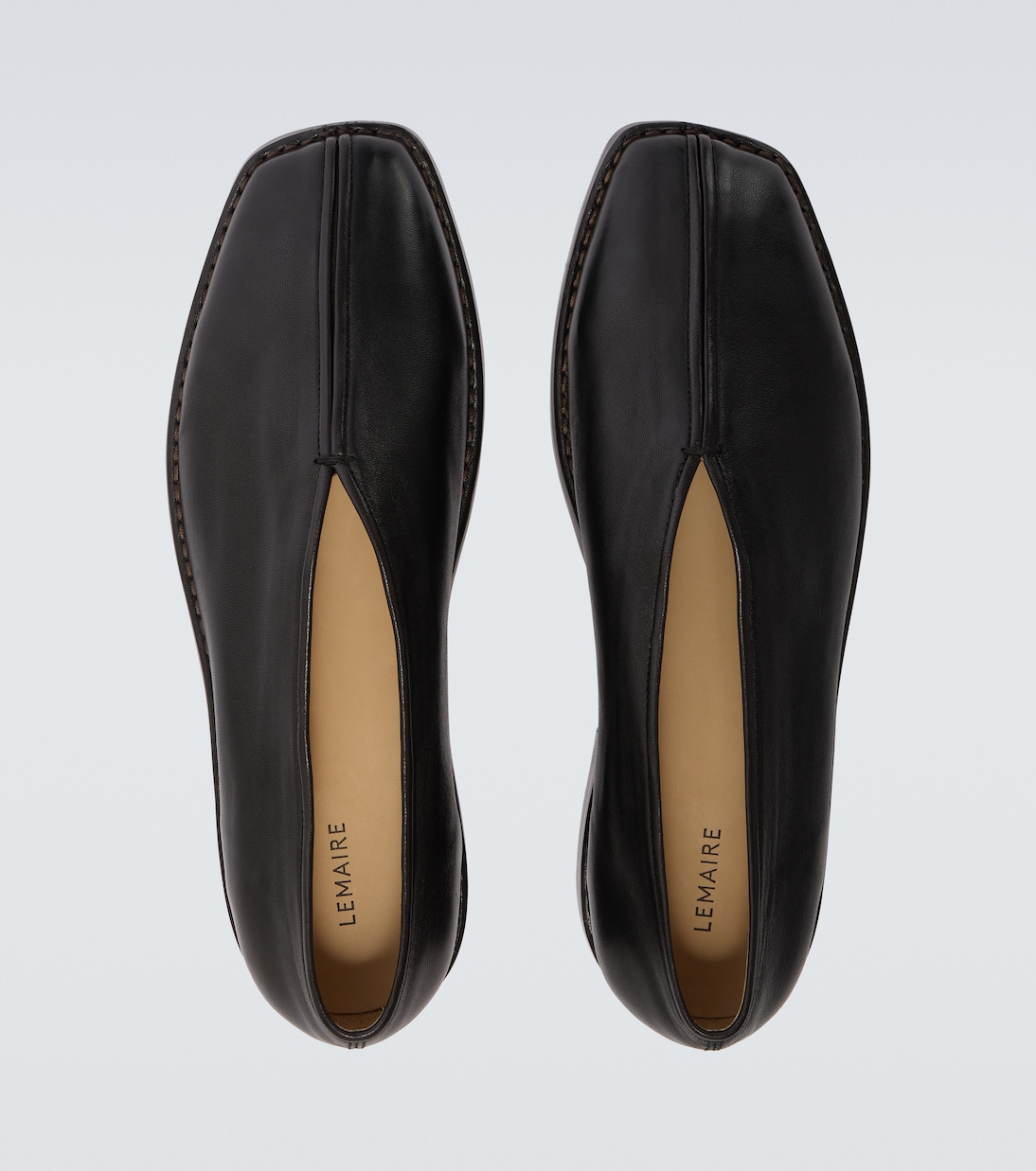 Leather slip-on shoes | Lemaire