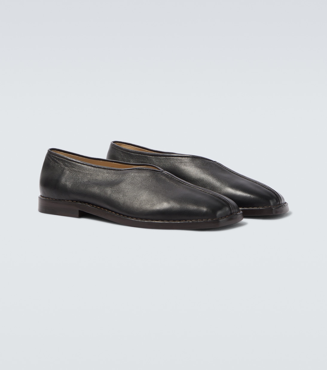 Leather slip-on shoes | Lemaire