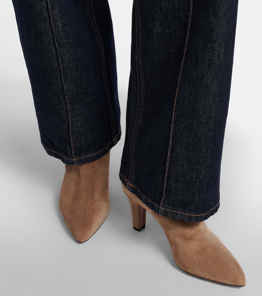 Elsa 75 suede ankle boots | Paris Texas