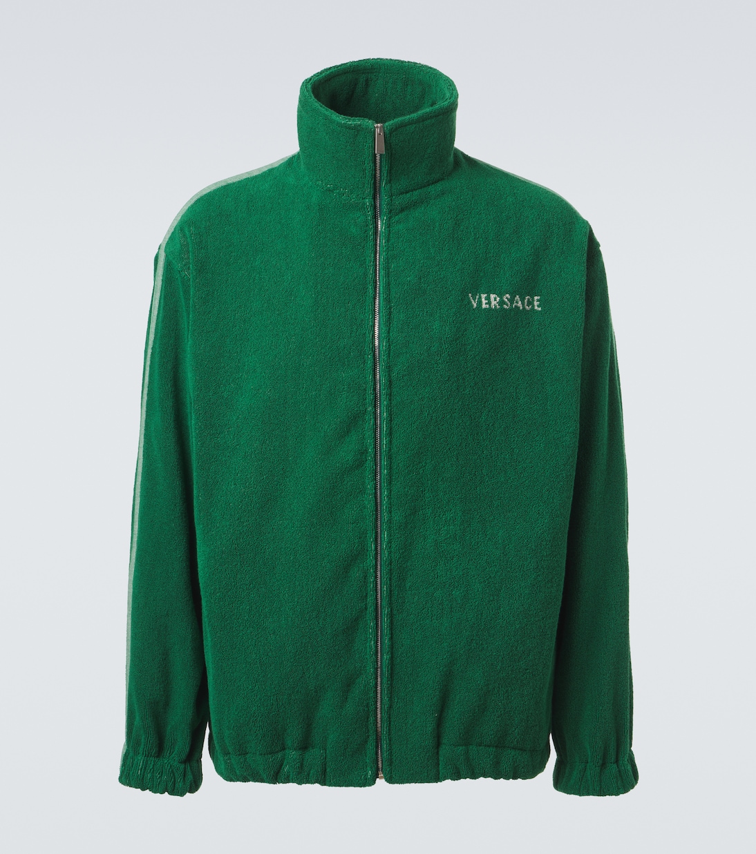 Medusa jacquard cotton terry jacket | Versace