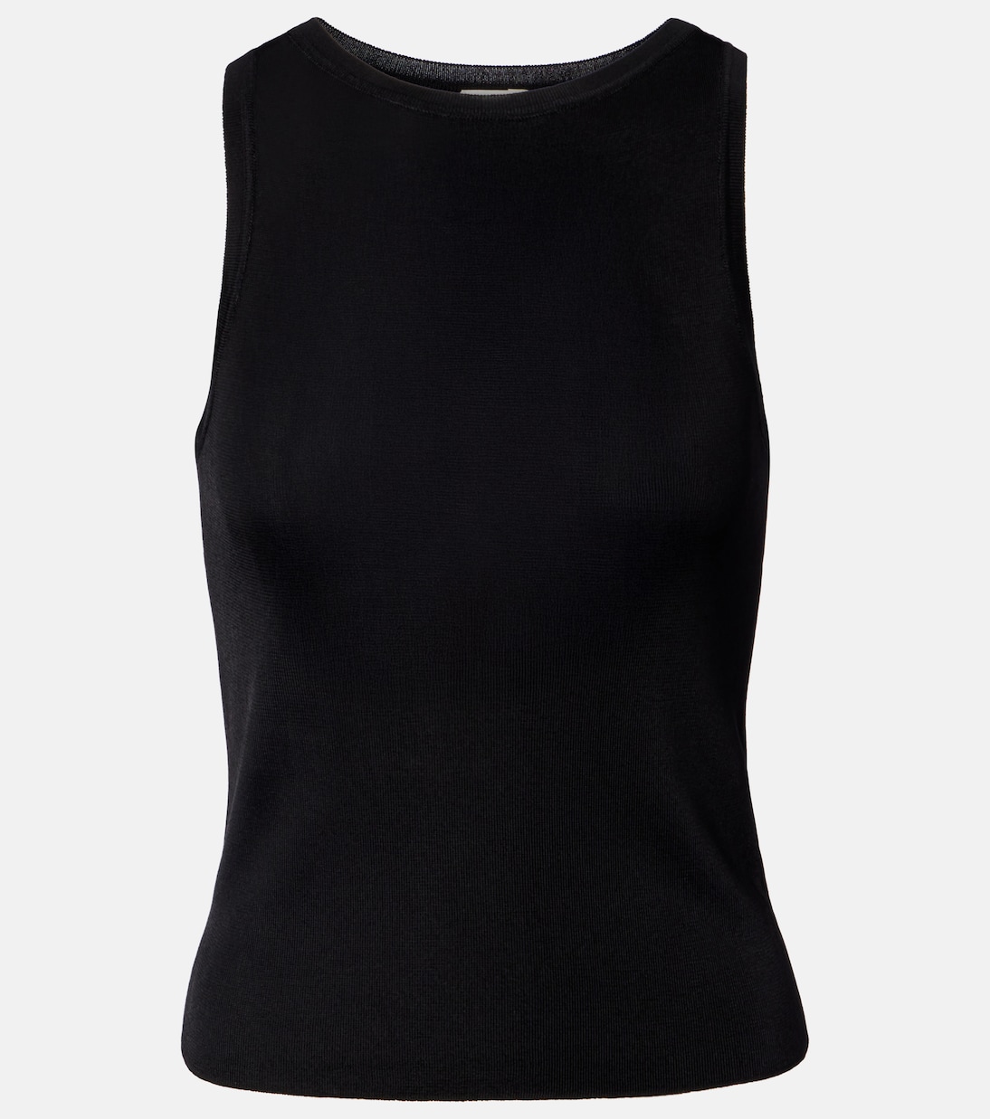 Ribbed-knit jersey tank top | Saint Laurent